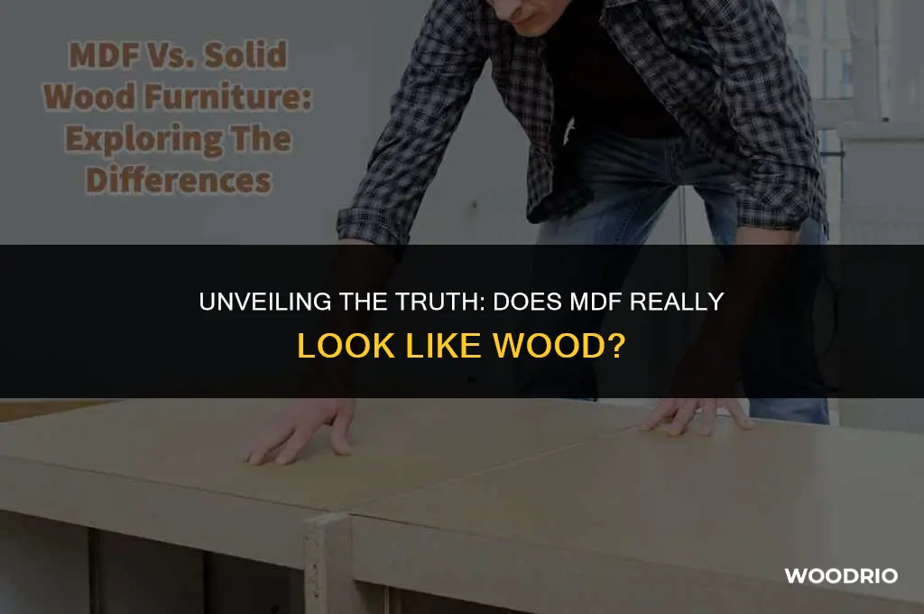 does mdf look like wood