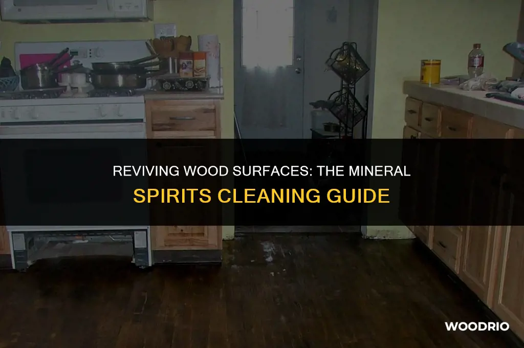does mineral spirits clean wood