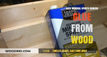 Effective Glue Removal: Mineral Spirits on Wood Surfaces