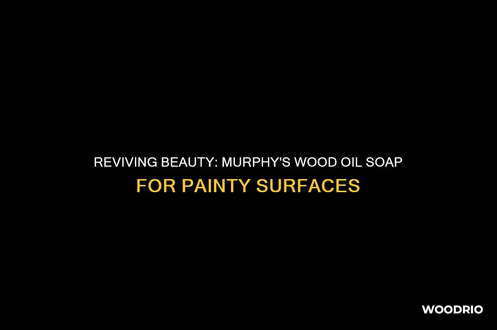 does murphys wood oil soap clean painy crushed