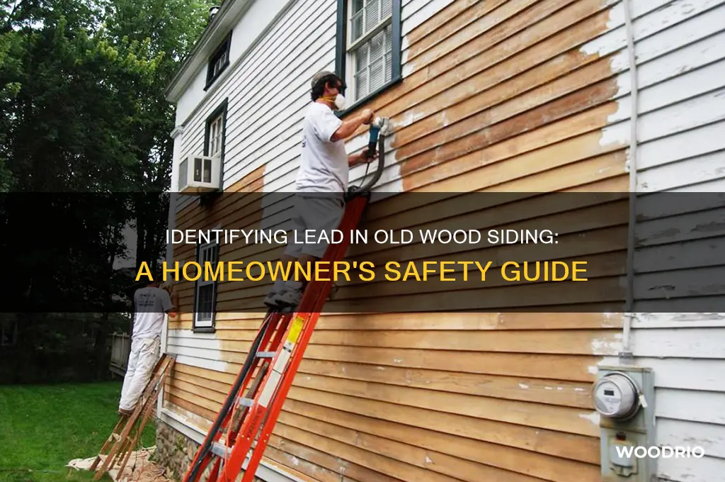 does my old wood siding have lead in it