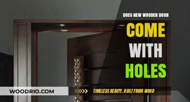 Exploring the Mystery: Do New Wooden Doors Come with Holes?