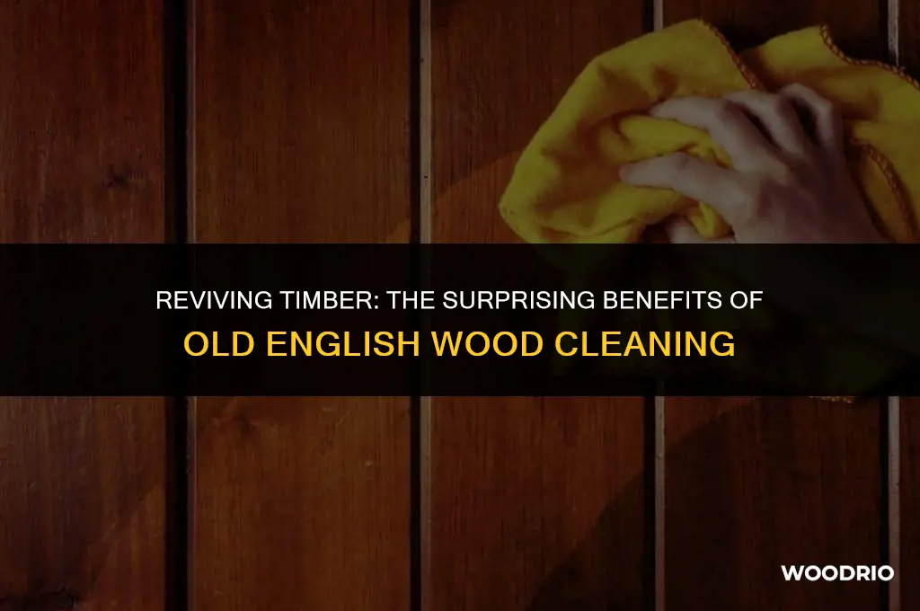 does old english clean wood