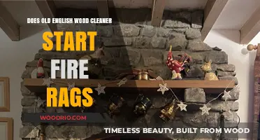 Old English Wood Cleaner: Fire Hazard Risk with Rags?