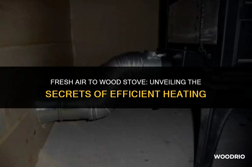 does outside air to wood stove heat better