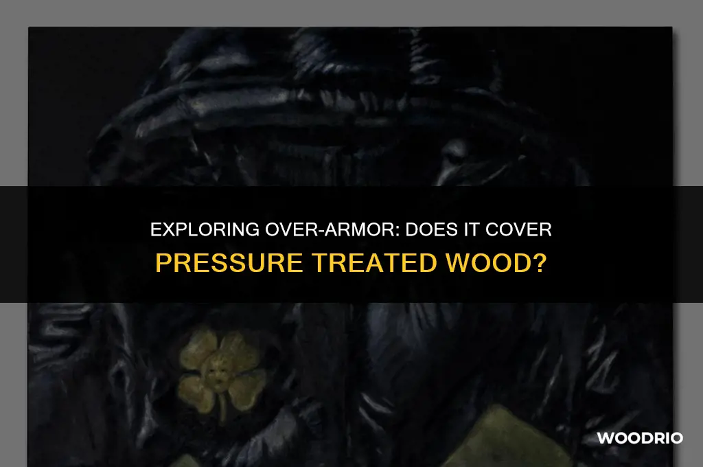 does over armor cover pressure treated wood