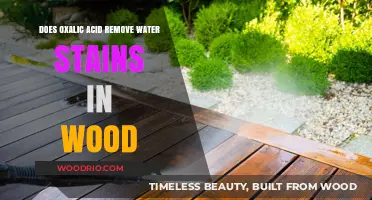 Wood Stain Removal: The Effectiveness of Oxalic Acid Revealed