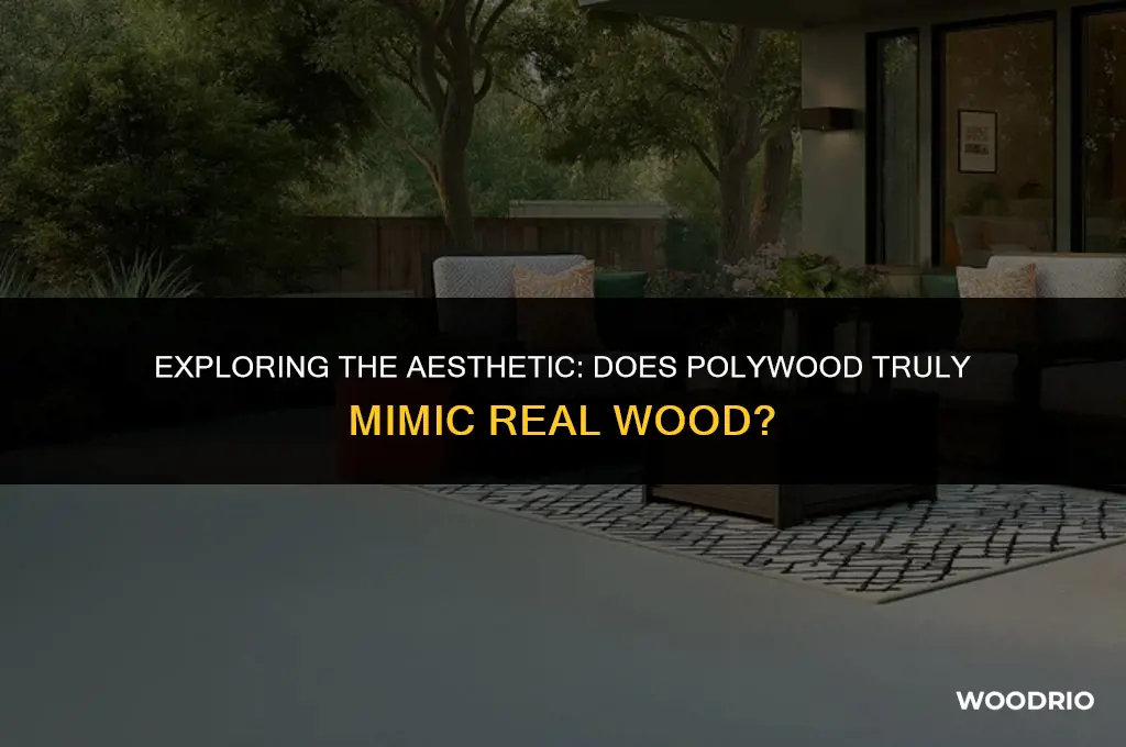 does polywood look like wood