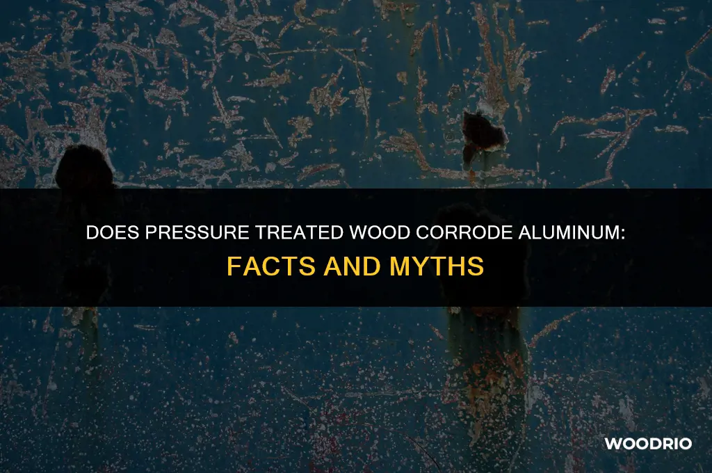 does pressure treated wood corrode aluminum