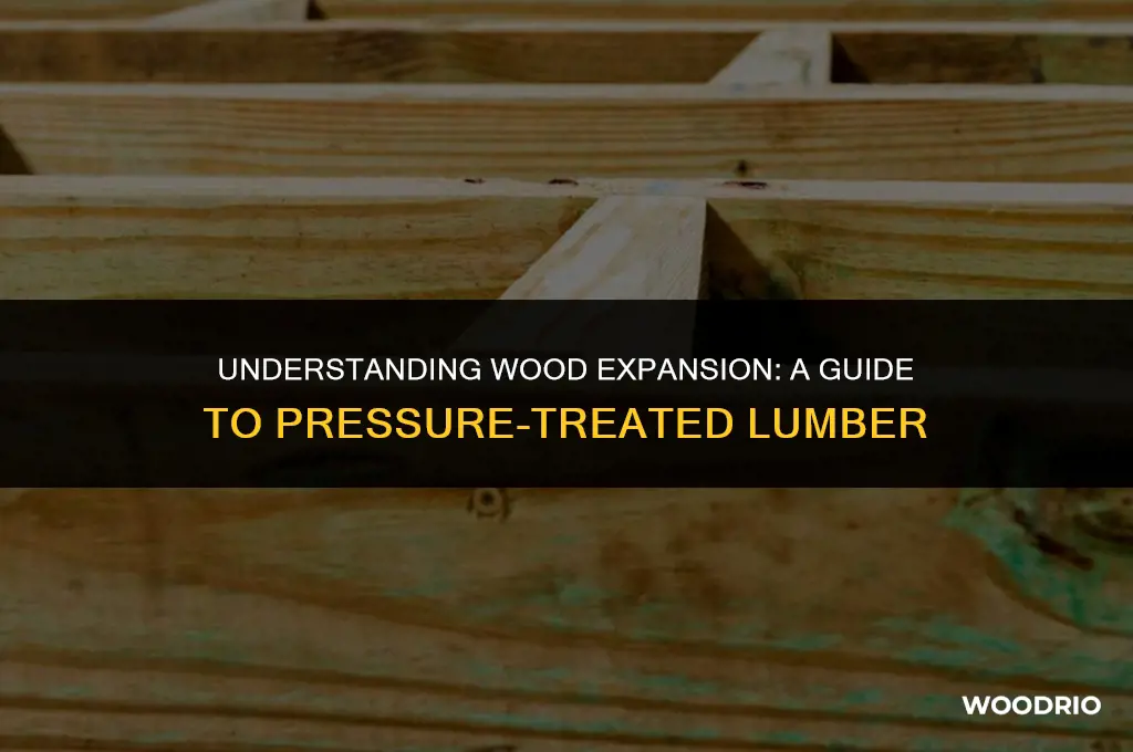 does pressure treated wood expand