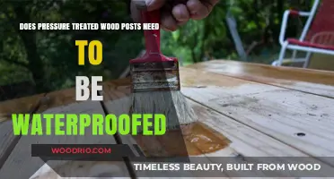 Protecting Your Investment: Waterproofing Pressure-Treated Wood Posts