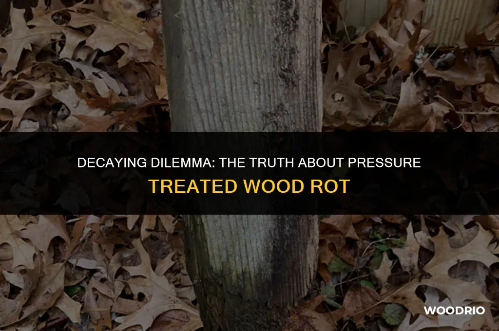 does pressure treated wood rot