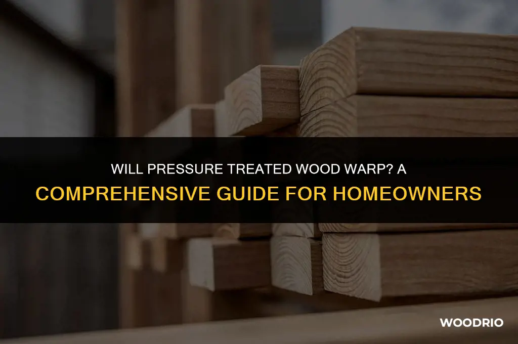 does pressure treated wood warp