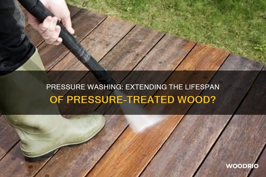 does pressure washing make pressure treated wood last longer