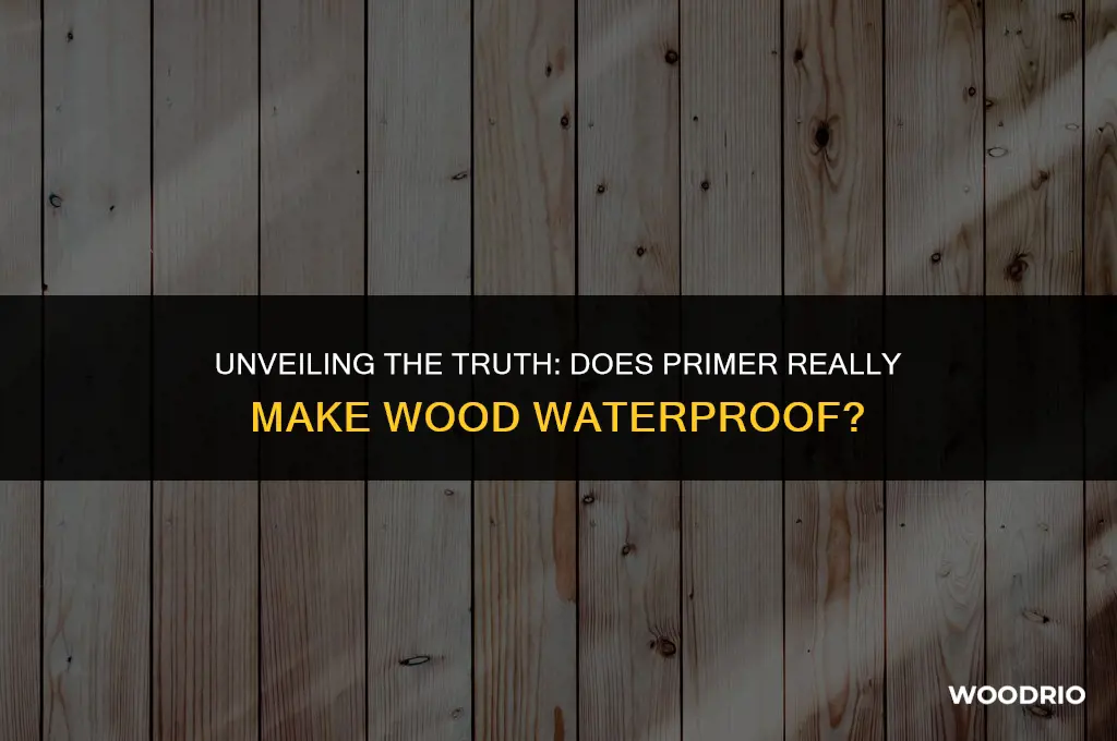 does primer made wood waterproof