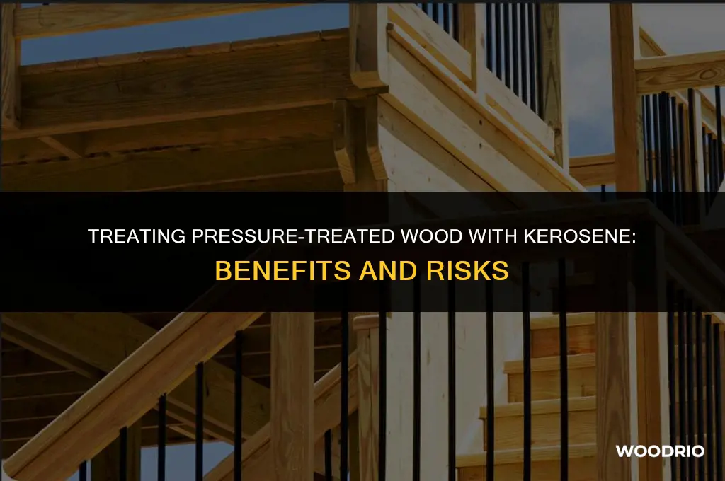 does putting kerosene on pressure treated wood