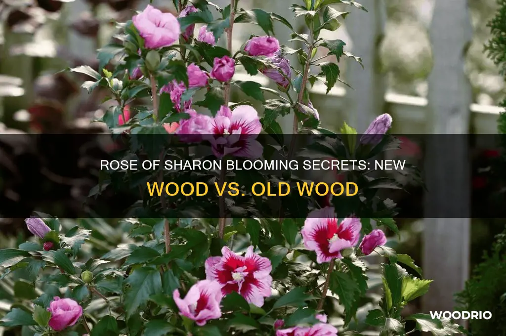 does rose of sharon bloom on new or old wood