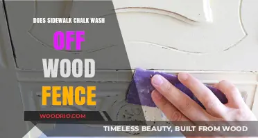 Will Sidewalk Chalk Easily Wash Off Your Wooden Fence? Find Out