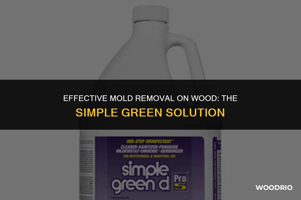 does simple green clean off mold on wood