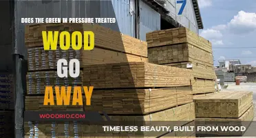 Will the Green Tint in Pressure Treated Wood Fade Over Time?