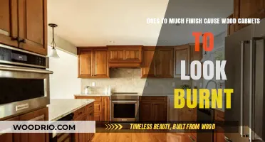 The Impact of Over-Finishing on Wood Cabinets: A Burnt Appearance?