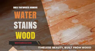 DIY Solutions: How to Remove Water Stains from Wood with Toothpaste