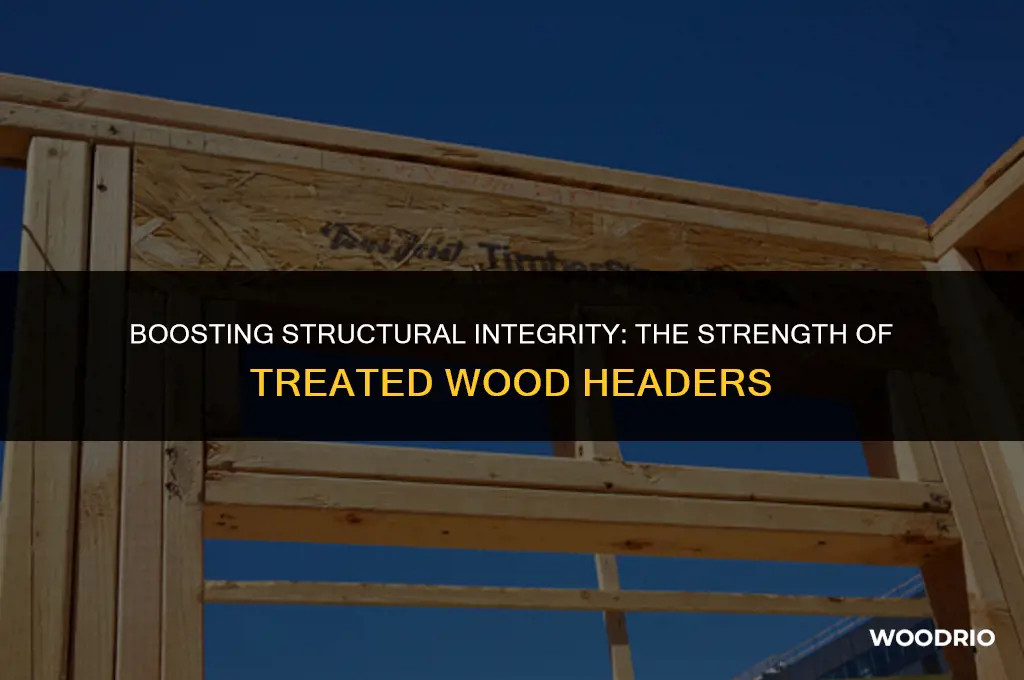 does treated wood make stronger headers