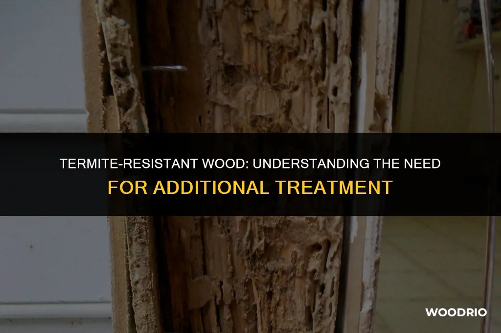 does treated wood need to be treated for termites