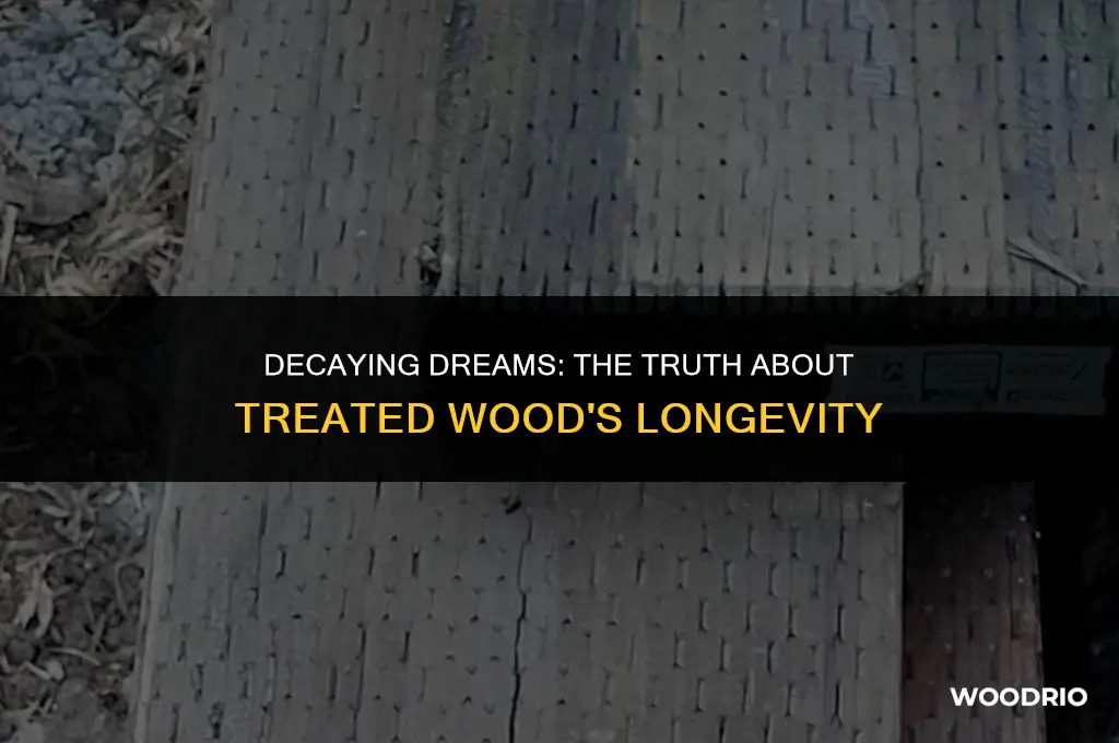 does treated wood rot