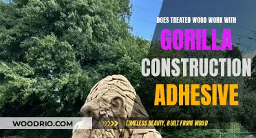 Exploring the Compatibility of Treated Wood and Gorilla Construction Adhesive
