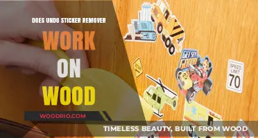 Reviving Wood Surfaces: The Effectiveness of Undo Sticker Remover