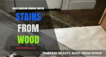 Wood Stain Removal: Does Vaseline Really Work?