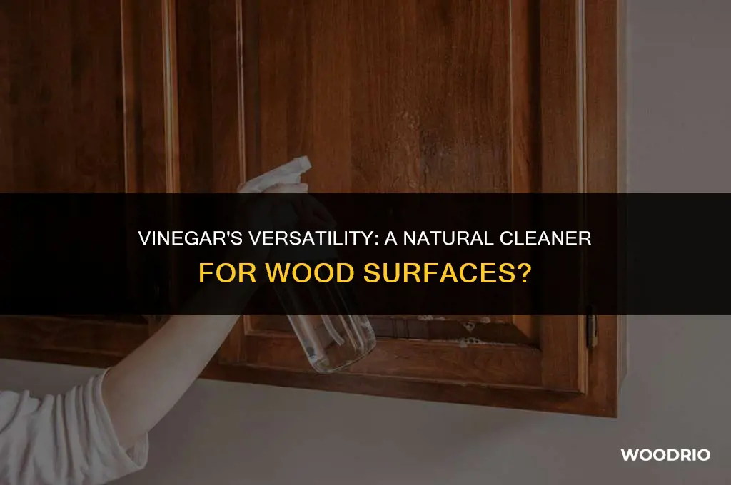 does vinegar clean wood