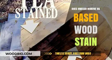 Vinegar's Power: Removing Oil-Based Wood Stains Naturally