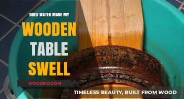Water and Wood: Understanding Swelling in Wooden Tables