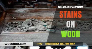 WD-40 for Water Stains on Wood: Effective Solution or Myth?