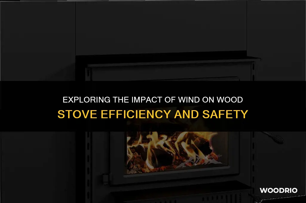 does wind affect wood stove