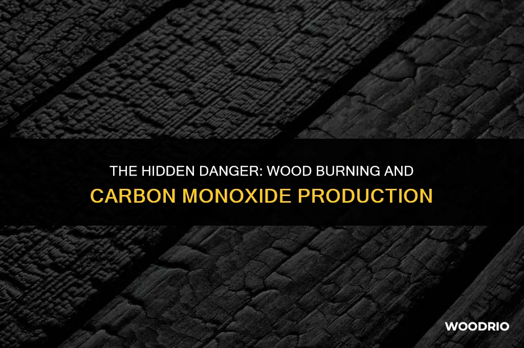 does wood burning produce carbon monoxide