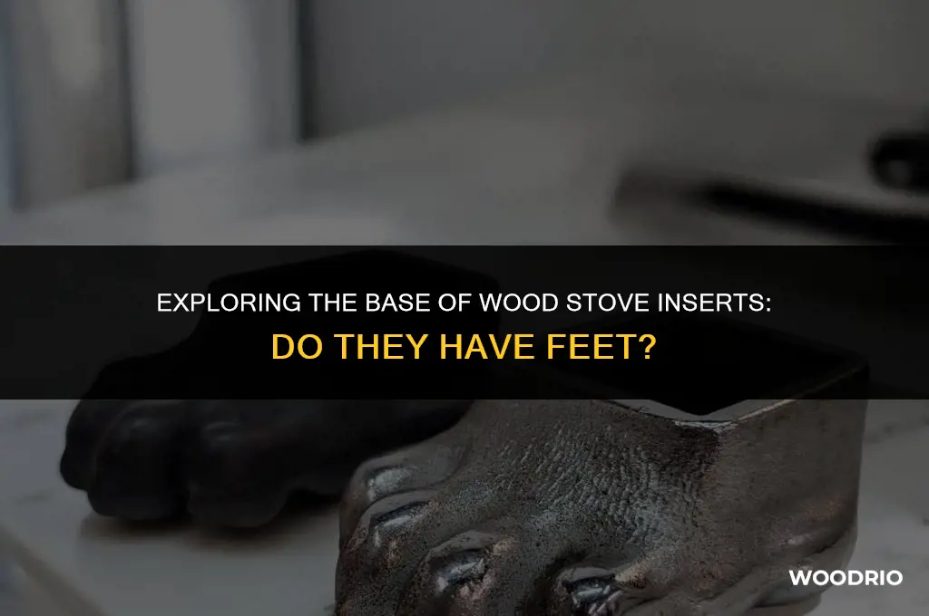 does wood stove insert have feet