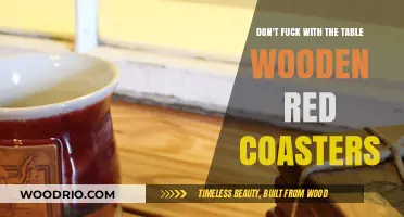 Protect Your Table: Why Wooden Red Coasters Are Essential