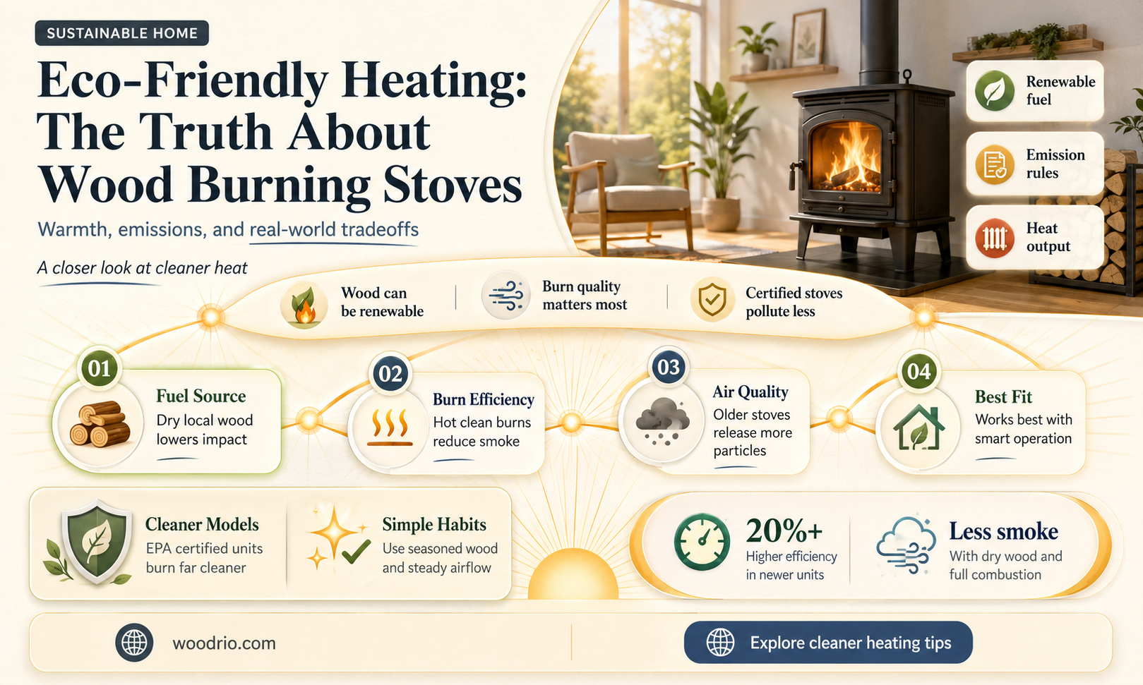 are wood burning stoves eco friendly