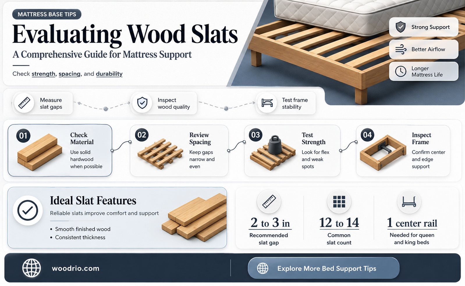 are the wood slats good enough for my mattress