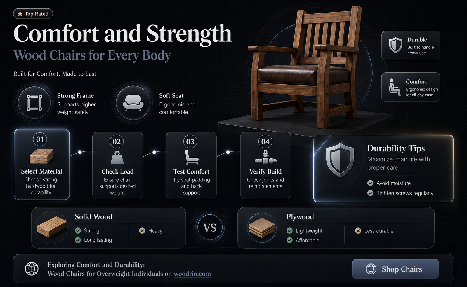 are wood chairs the best chair for overweight people