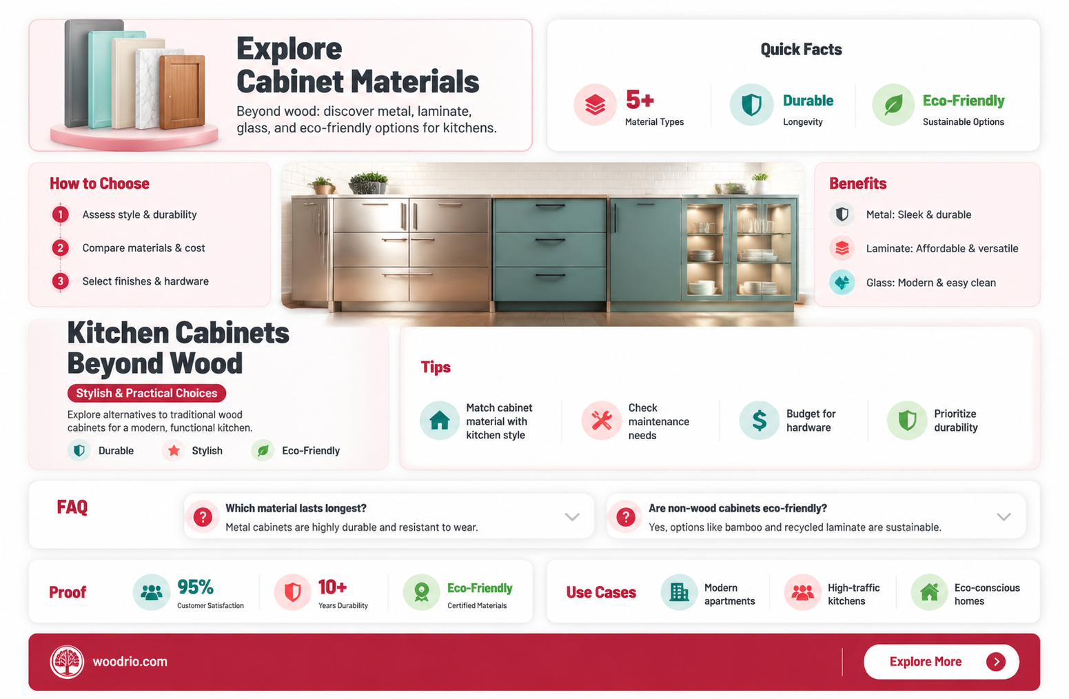are all kitchent cabinets made of wood