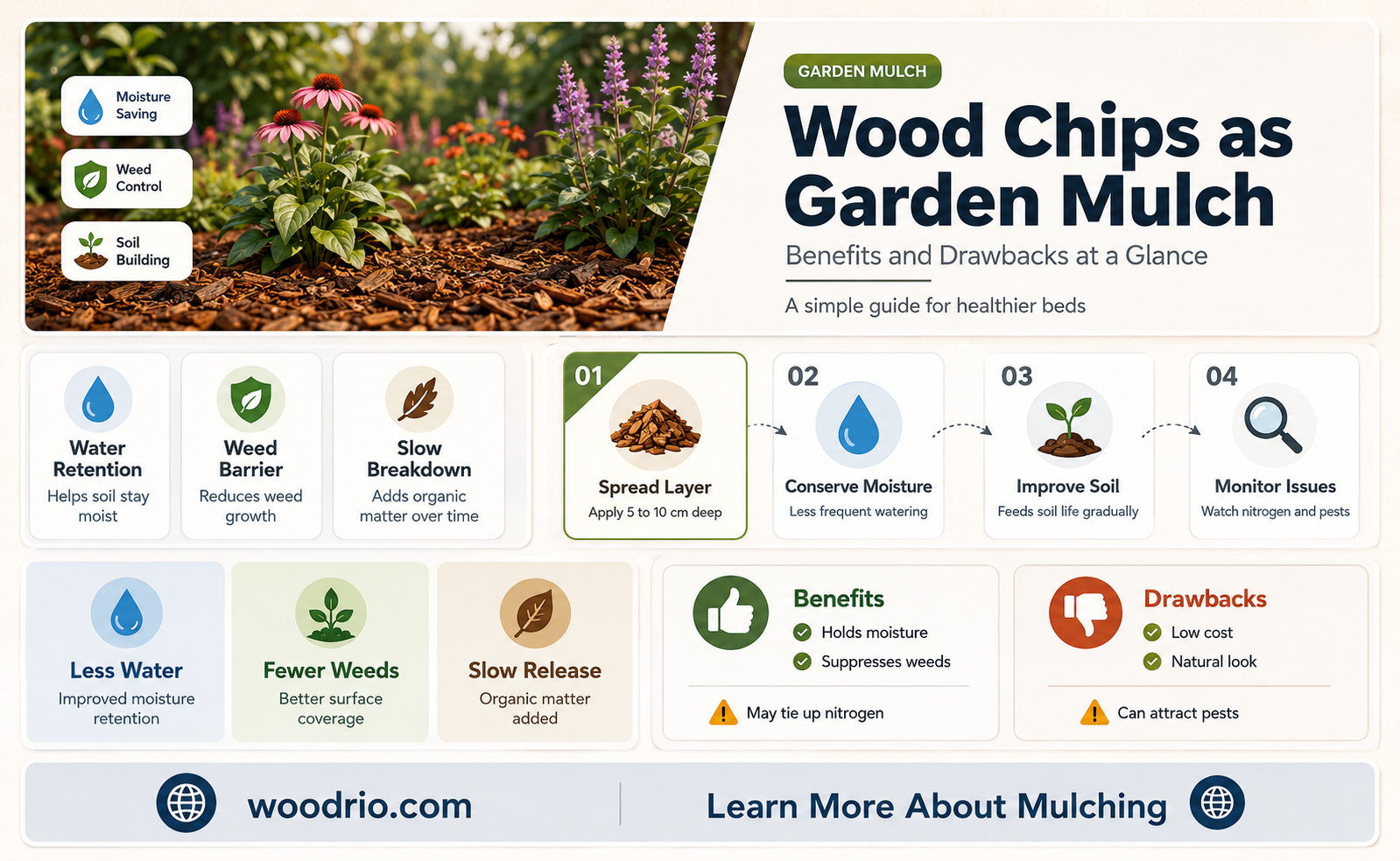 are wood chips good mulch