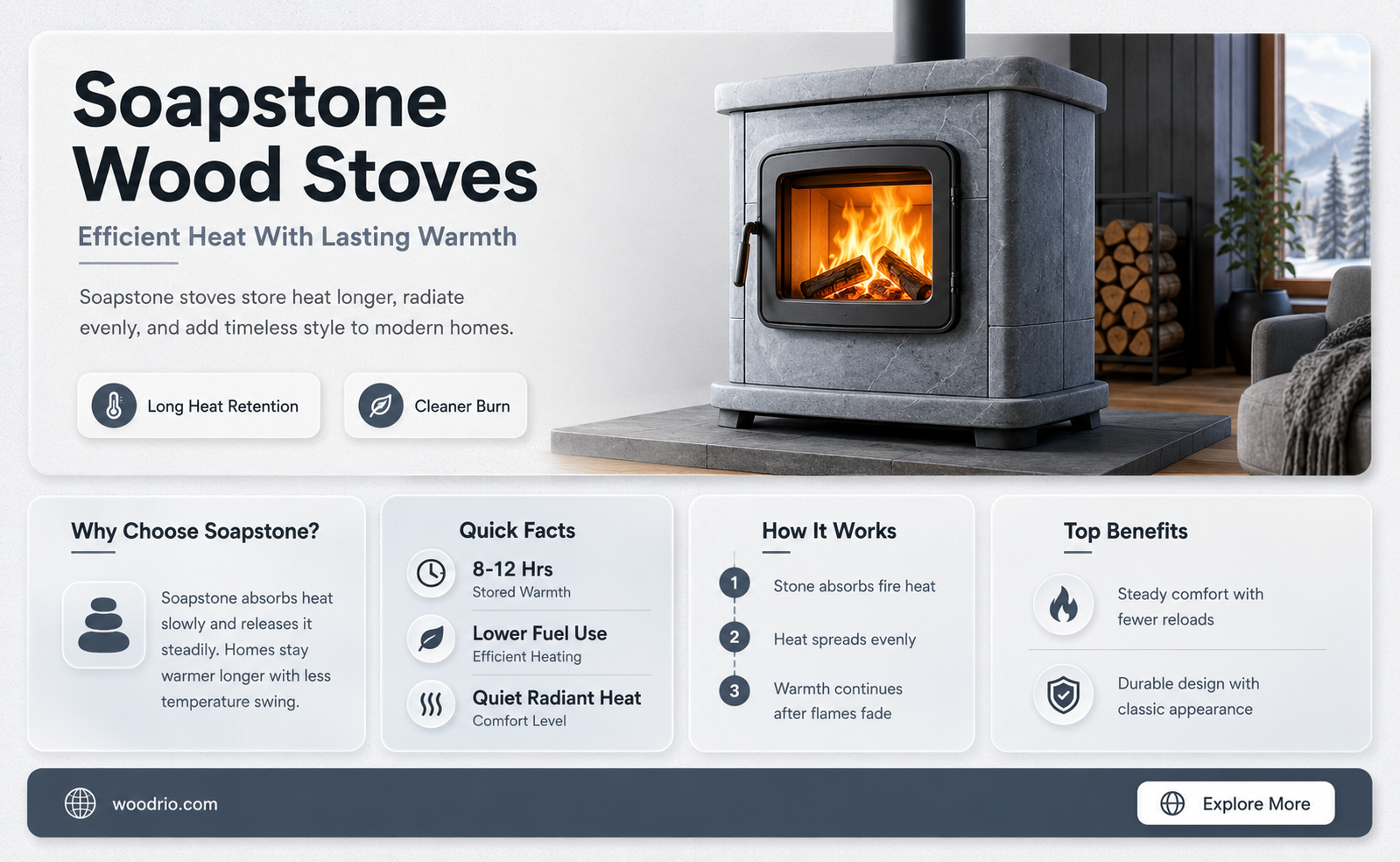 are soapstone wood stoves better