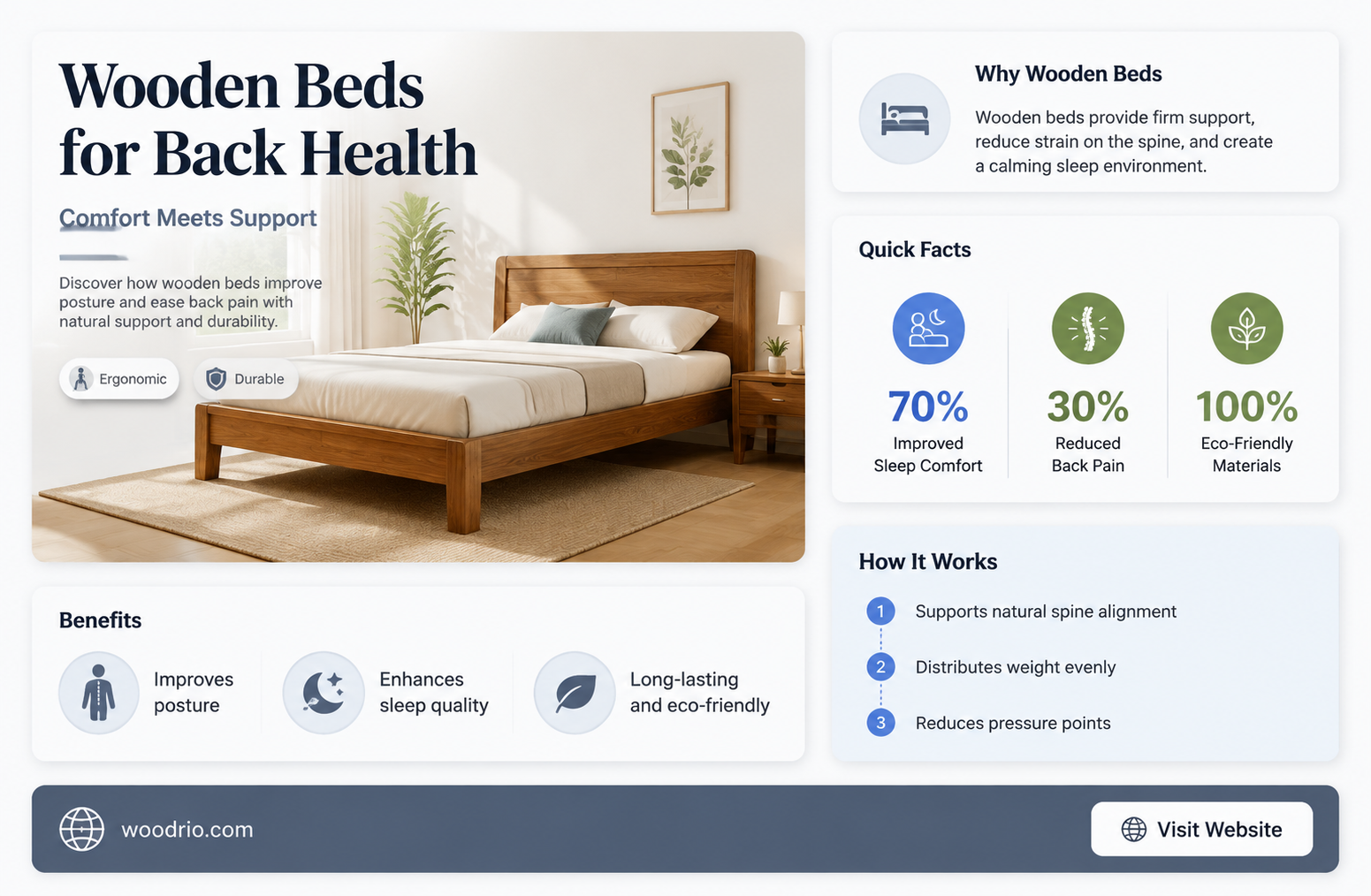 are wooden beds good for your back