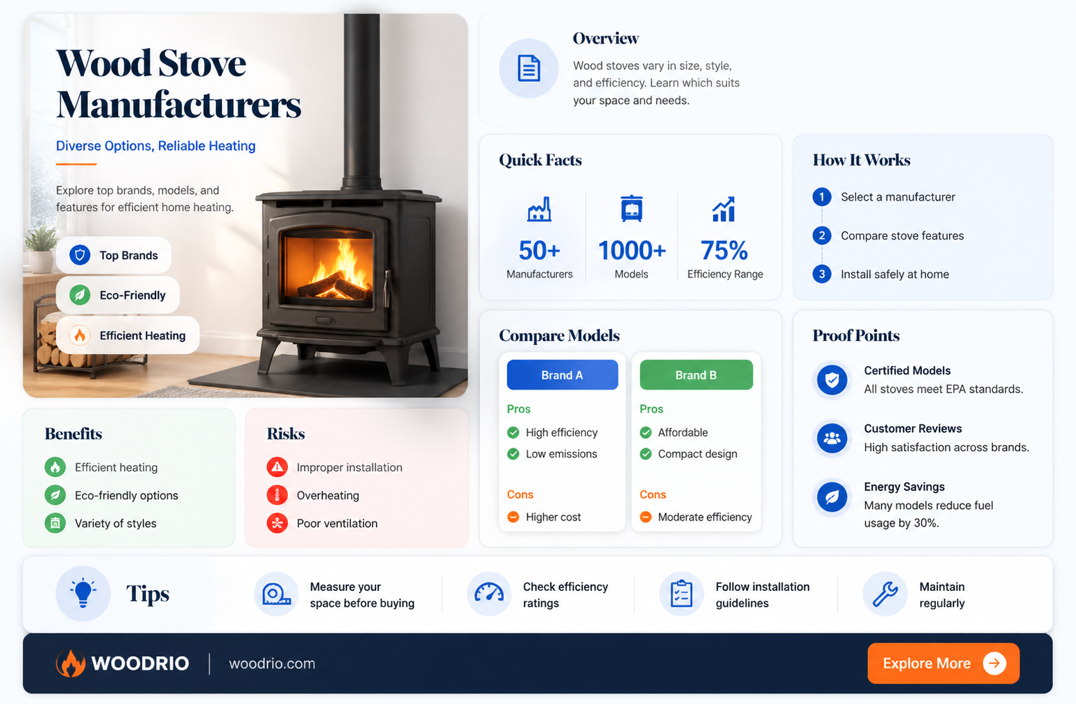 are all wood stoves made by the same manufacturer