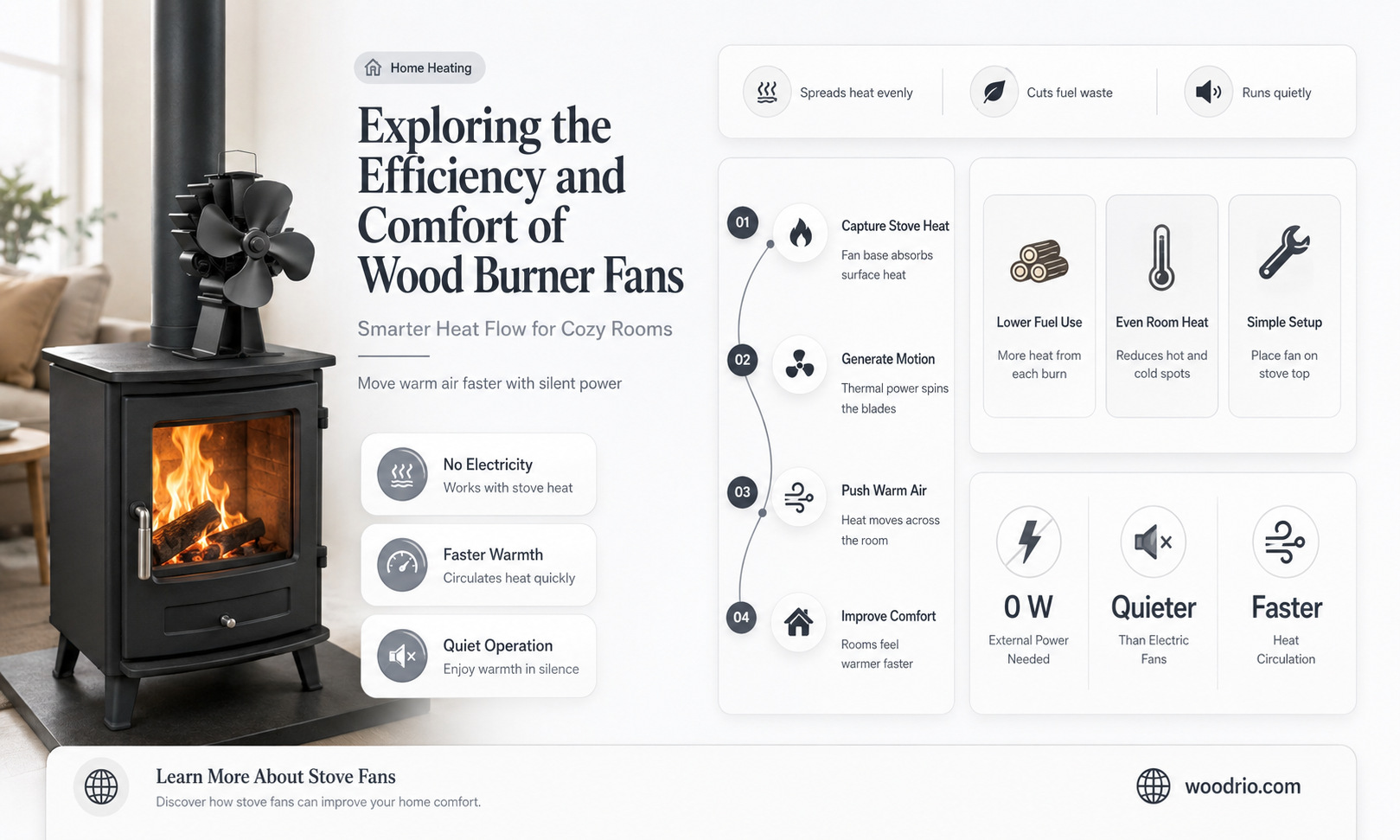 are wood burner fans any good