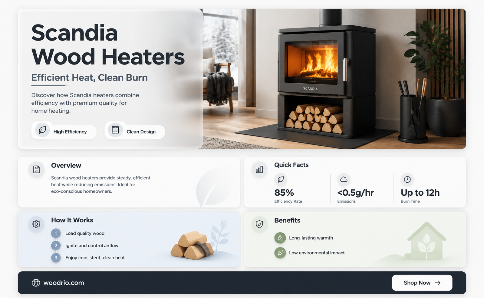 are scandia wood heaters good